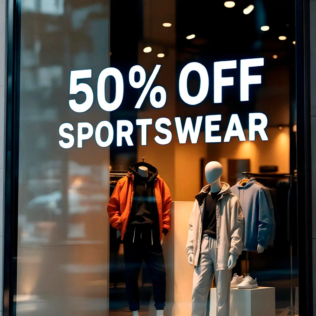 Adesivo para vitrines