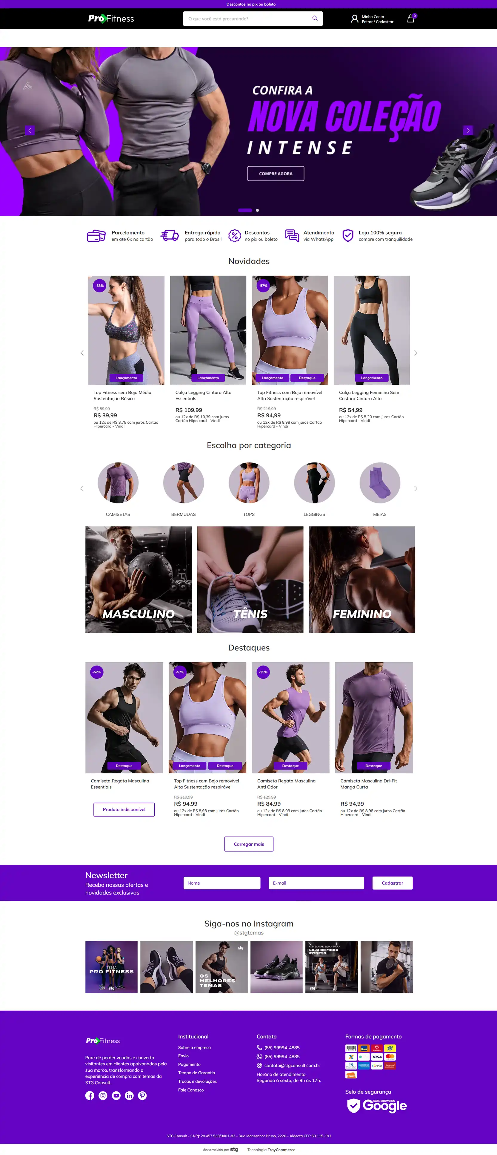 Modelo de loja virtual