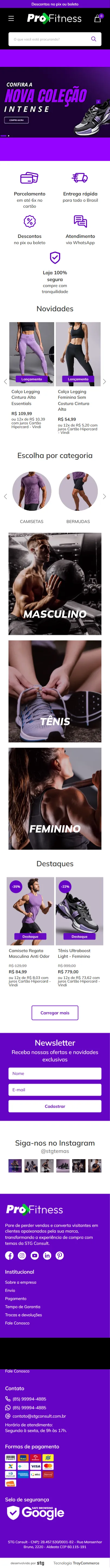 Modelo de loja virtual