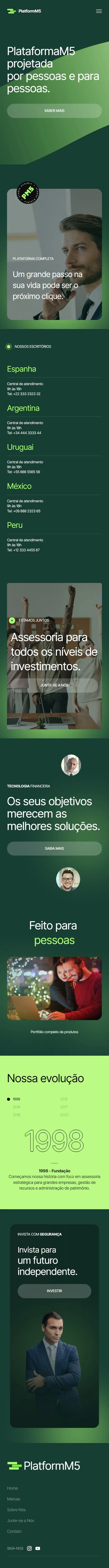 Modelo de Site Finanças